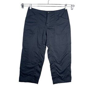 Mountain Hardwear Arroyo capri pants black sz 8 athleisure hiking